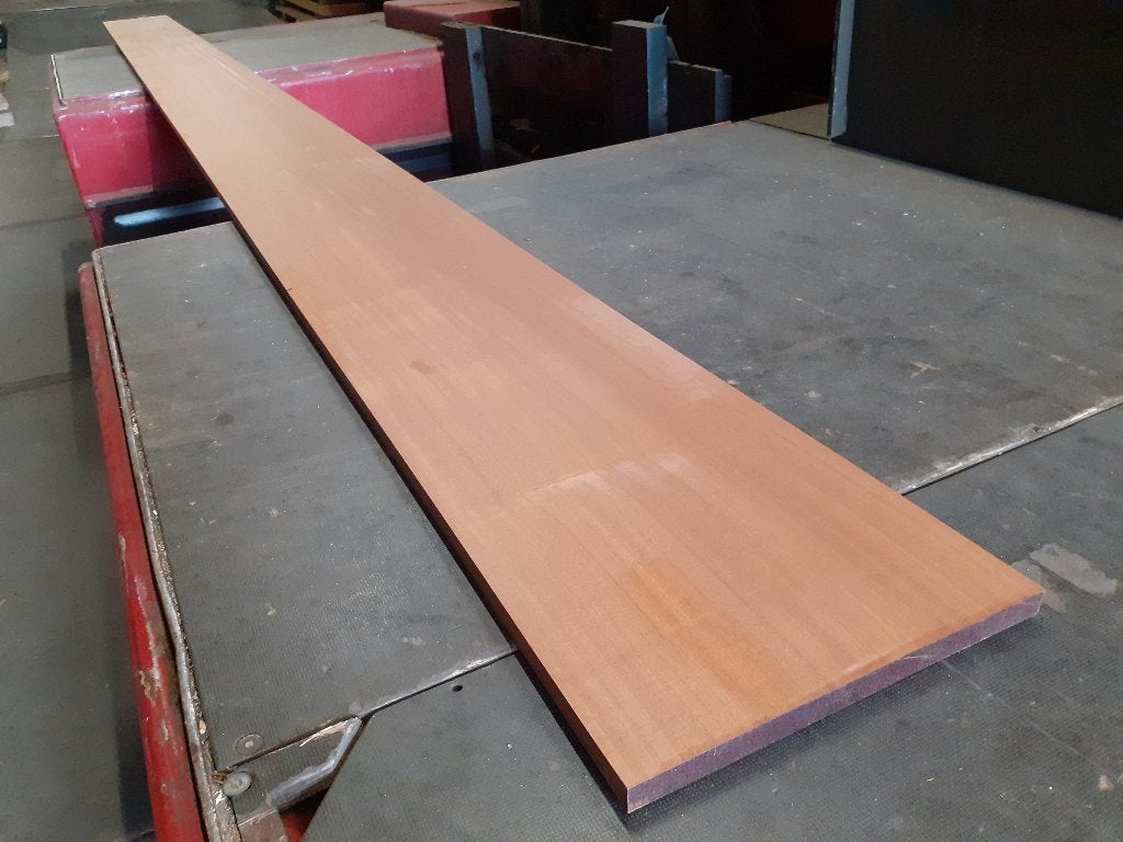 Mahonie plank 20x300x5050mm - geschaafd € 95 euro, Ophalen of Verzenden, 250 cm of meer, Planken, Hardhout