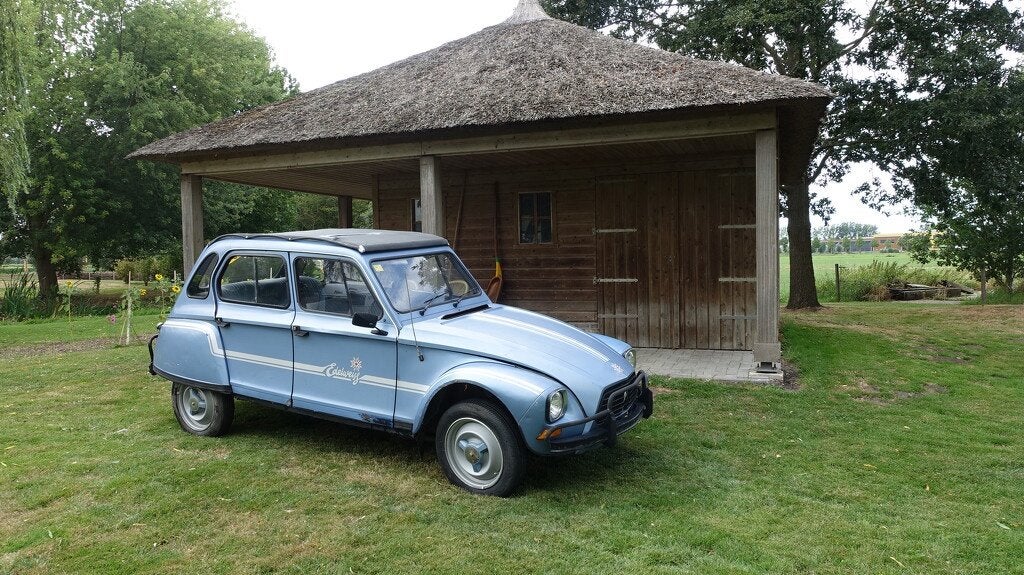 Citroen Dyane 6 edelweiss Nr 665, Auto's, Oldtimers, Overige carrosserieën, Citroën, Overige brandstoffen, Bedrijf