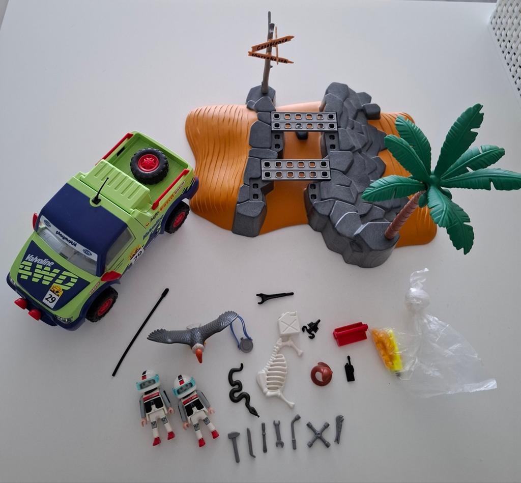 Playmobil Offroad race rally jeep- 4421, Ophalen, Zo goed als nieuw