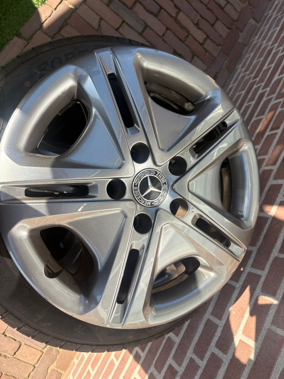 Mercedes citan nieuwe winterbanden met velg en wieldop, Ophalen of Verzenden, Nieuw