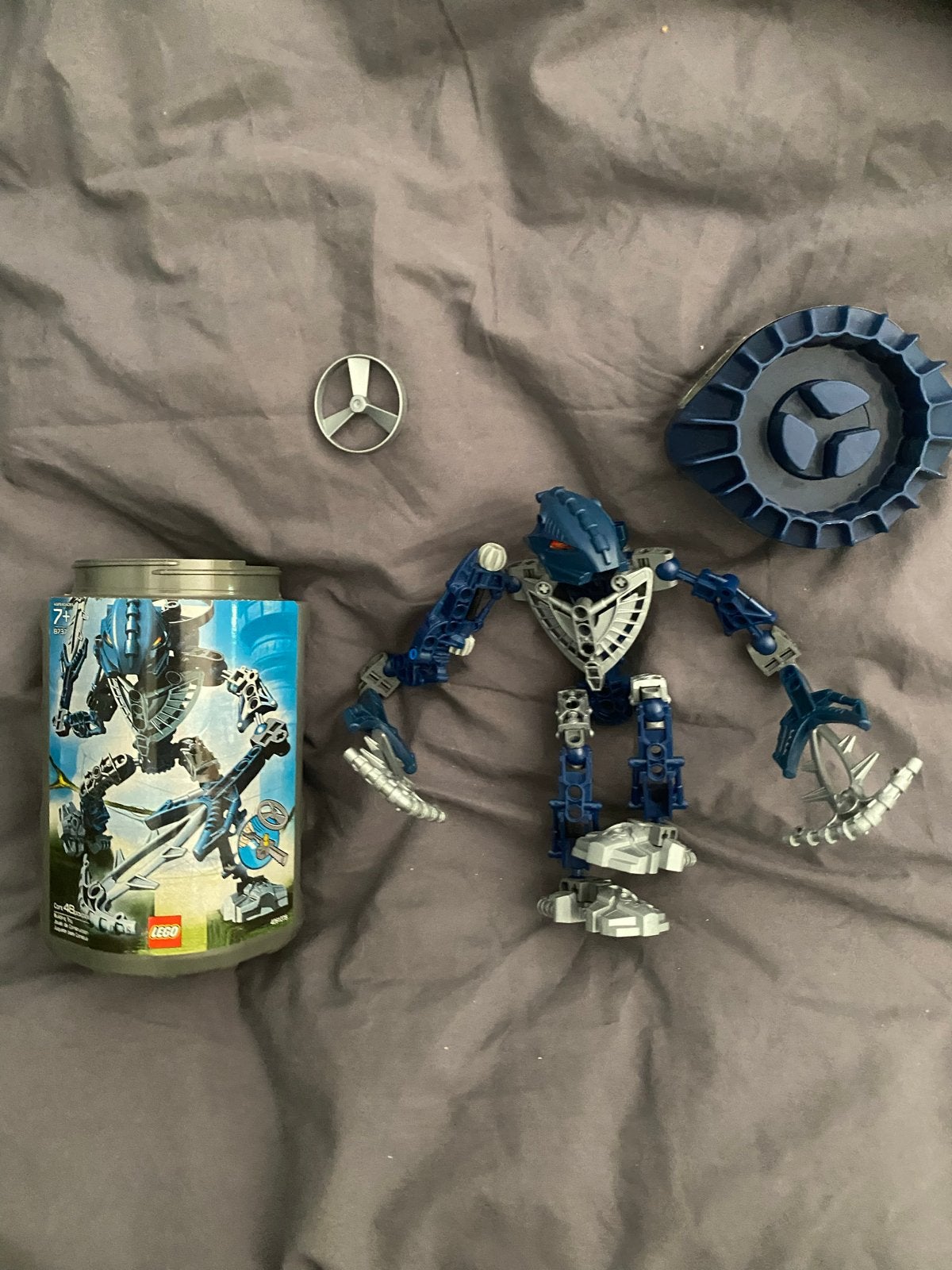 Lego Bionicle Toa Hahli Inika 8737 Complete Set, Lego, Ophalen of Verzenden, Zo goed als nieuw, Compleet