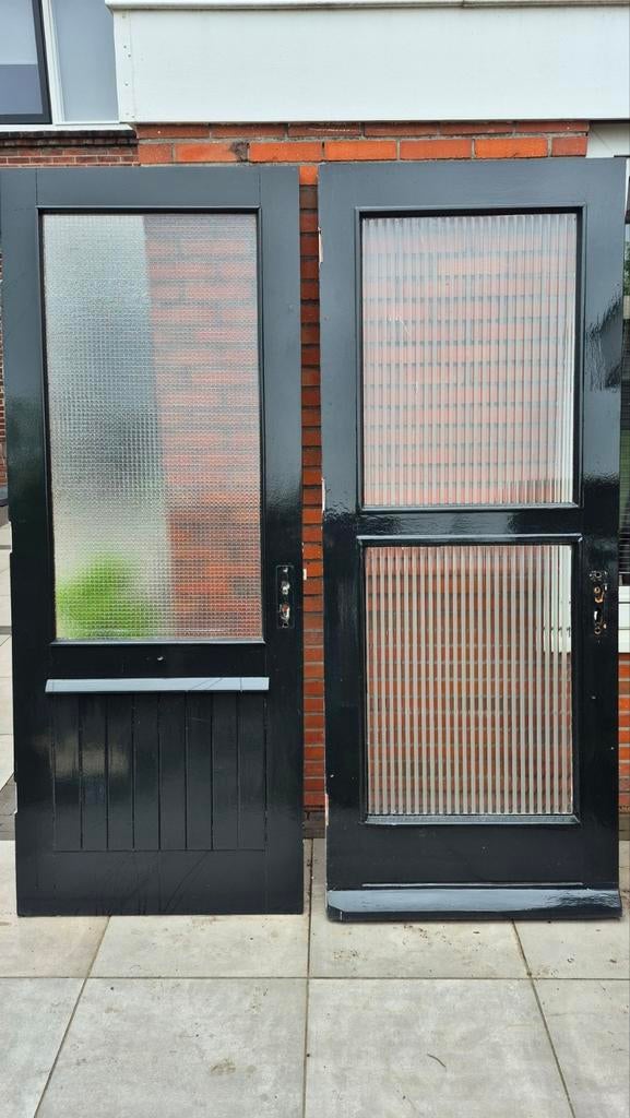 Buitendeuren, Doe-het-zelf en Verbouw, Ophalen, Gebruikt, 80 tot 100 cm, 215 cm of meer