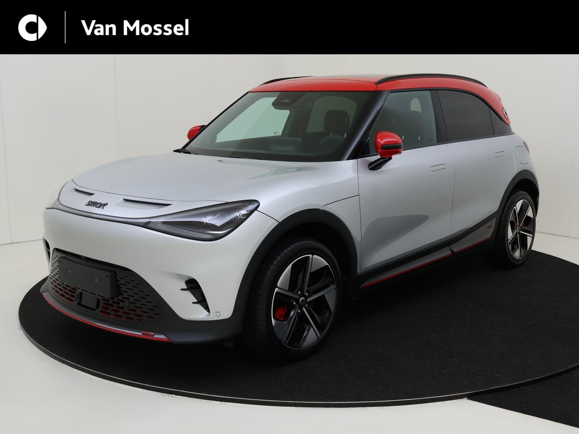 smart #1 BRABUS 66 kWh, Auto's, Automaat, 428 pk, Alcantara, Zilver of Grijs