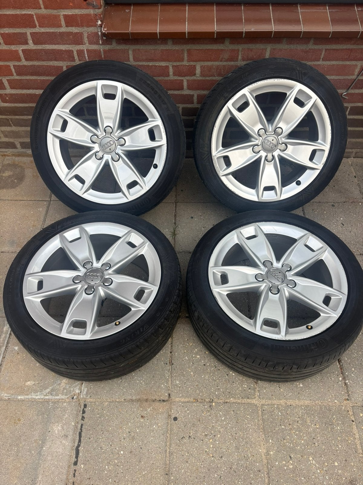 Audi a3 17 inch 5x112, Auto-onderdelen, Banden en Velgen, Ophalen, Gebruikt, Banden en Velgen, 17 inch