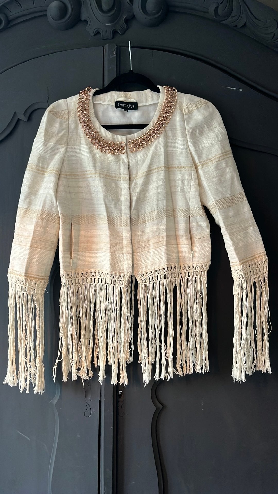 Jasje patrizia pepe maat 36/38, Kleding | Dames, Jasjes, Kostuums en Pakken, Ophalen of Verzenden, Zo goed als nieuw, Maat 36 (S)