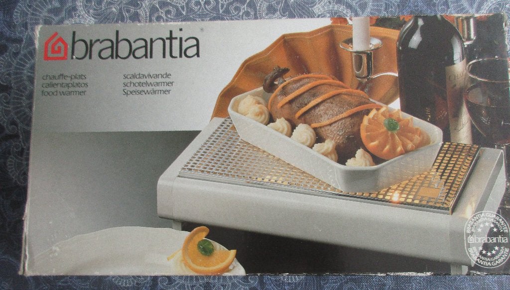 Brabantia Schotelwarmer / Food Warmer - Zo goed als nieuw, Overige typen, Ophalen of Verzenden, Zo goed als nieuw, Metaal
