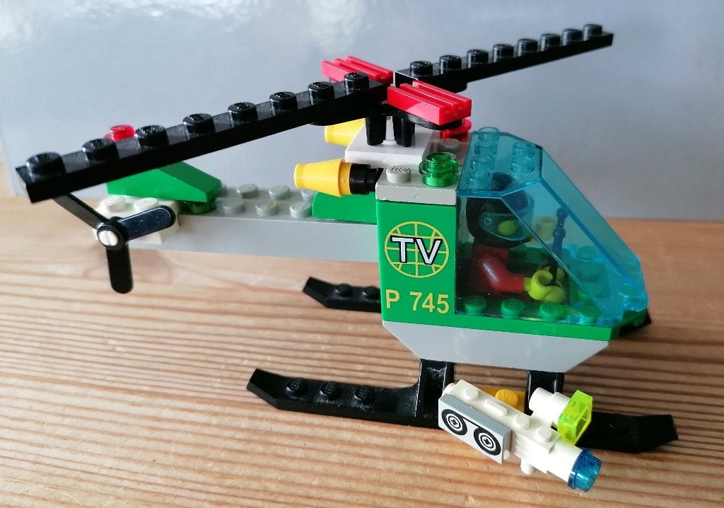 LEGO System 6425 TV Chopper met originele instructie., Gebruikt, Overige thema's, Lego, Ophalen of Verzenden