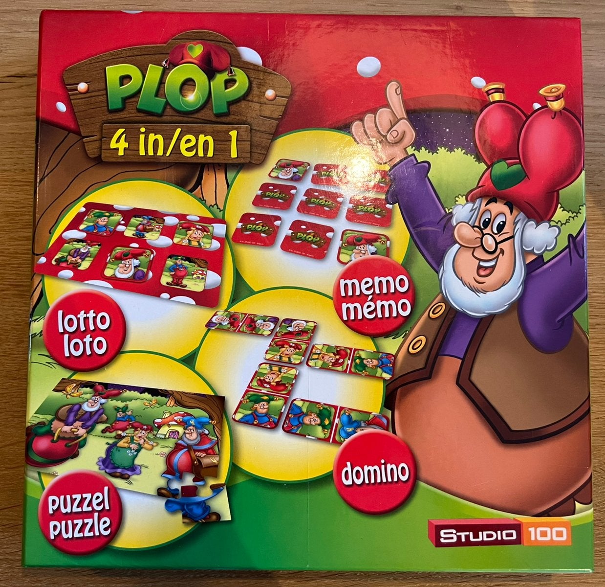 Kabouter Plop 4 in 1 spellen - Studio 100, Ophalen of Verzenden, Zo goed als nieuw