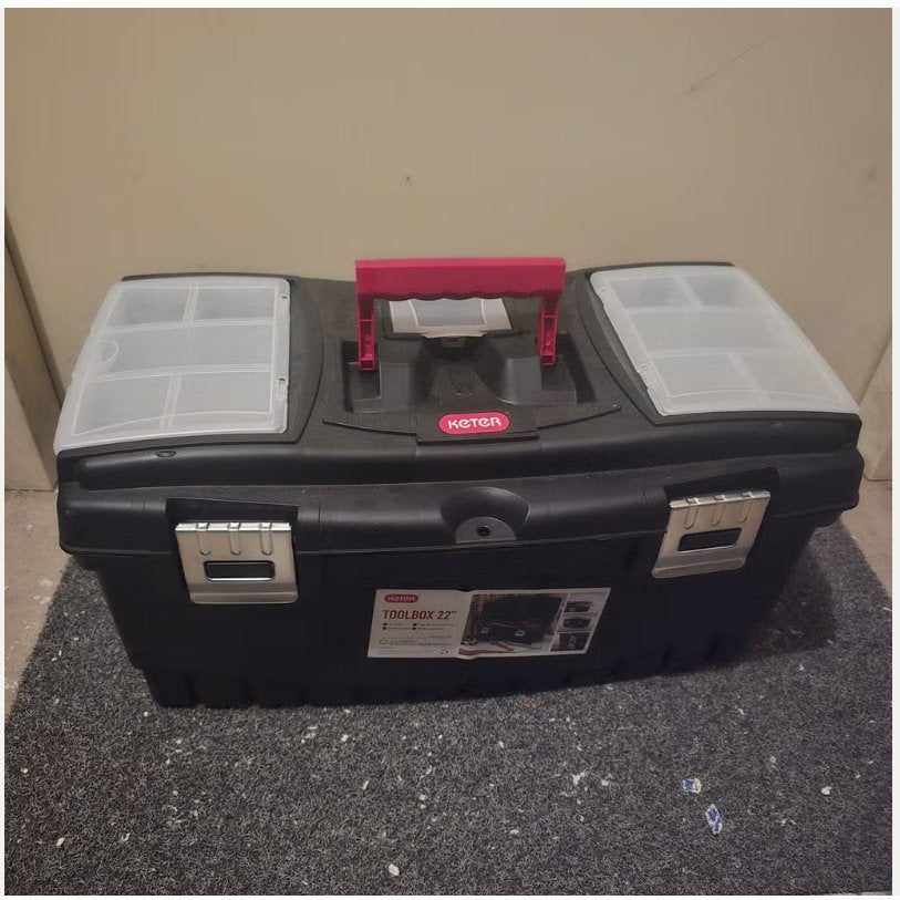 Keter Toolbox 22" - Handige Gereedschapskist, Ophalen, Zo goed als nieuw