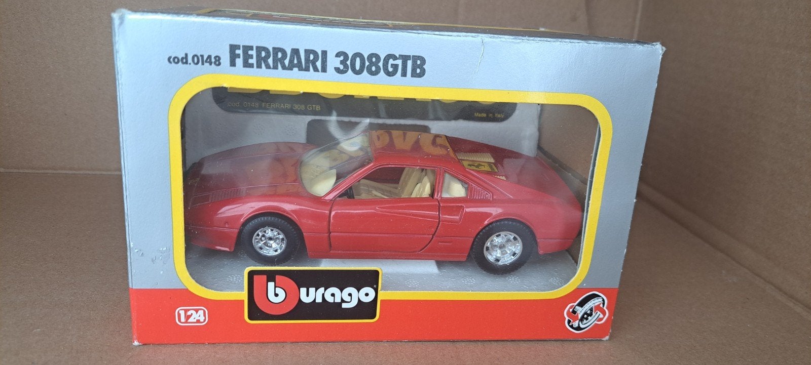 Bburago Ferrari 308 GTB schaalmodel i, Ophalen of Verzenden, Zo goed als nieuw, Bburago