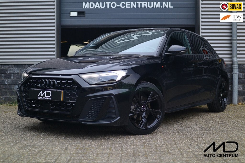 Audi A1 Sportback 30 TFSI 2x S Line 116 pk Black edition| Le, Auto's, Zwart, Origineel Nederlands, Bedrijf, 1100 kg