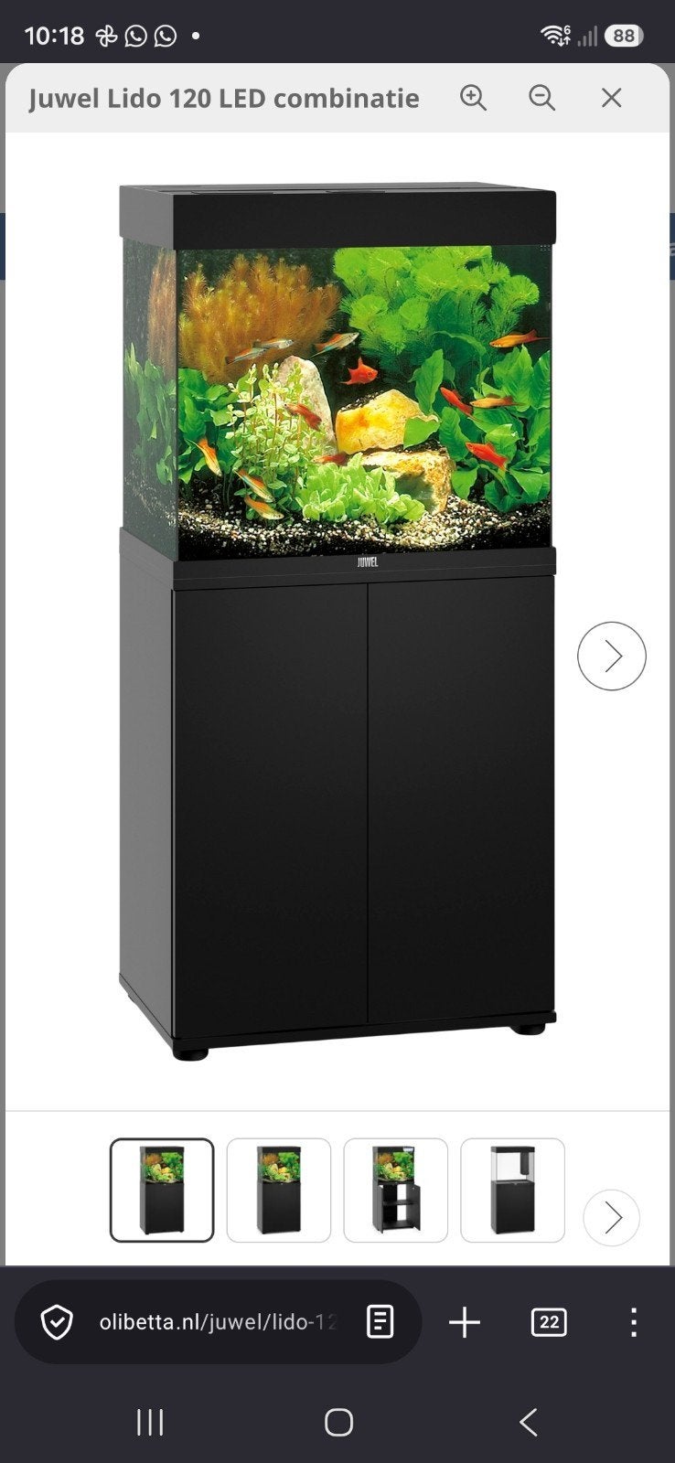 Juwel lido 120 mer onderkast, Ophalen, Gebruikt, Leeg aquarium, Verwarming