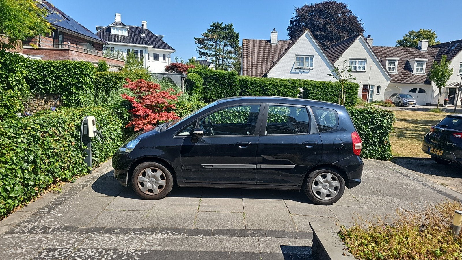 Honda Jazz 1.4 I CVT 2007 Zwart, Auto's, Honda, 83 pk, 450 kg, 40 €/maand, 4 cilinders