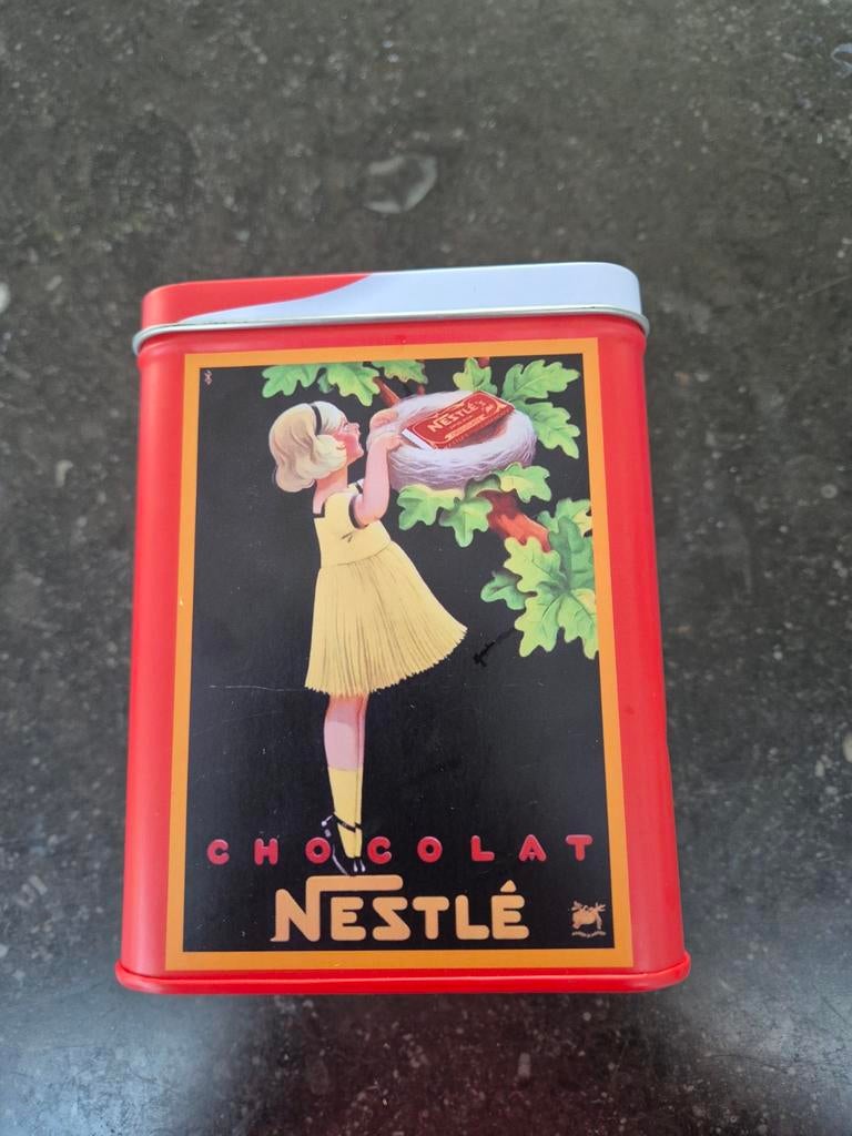 Retro Nestlé blikje - 150 jaar jubileum - voor verzamelaar, Verzamelen, Blikken, Ophalen of Verzenden, Gebruikt, Overige, Overige merken