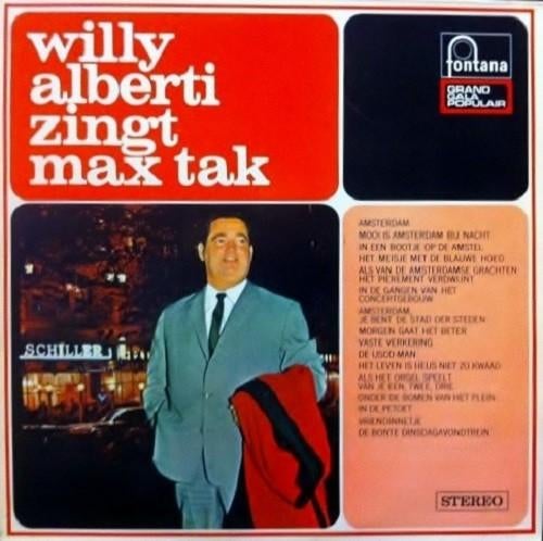 Willy Alberti zingt Max Tak LP (Fontana Stereo), Cd's en Dvd's, Vinyl | Nederlandstalig, Ophalen of Verzenden, Zo goed als nieuw