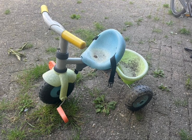 Kinder fiets, Ophalen, Gebruikt