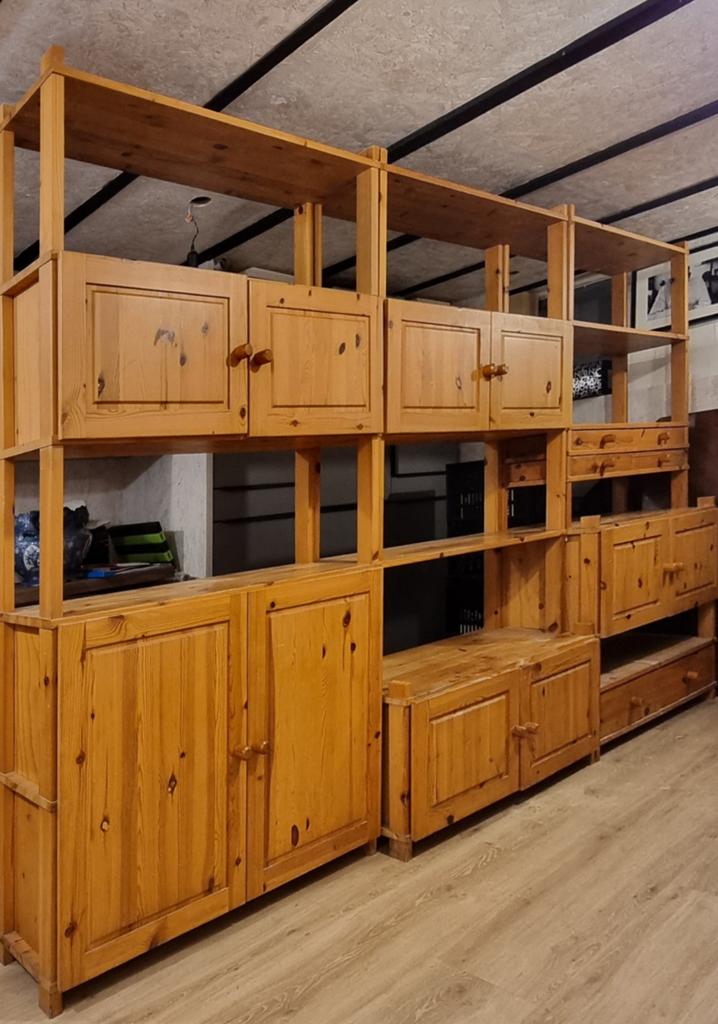 Originele wandkast jaren 1960s 1970s, Ophalen, Gebruikt