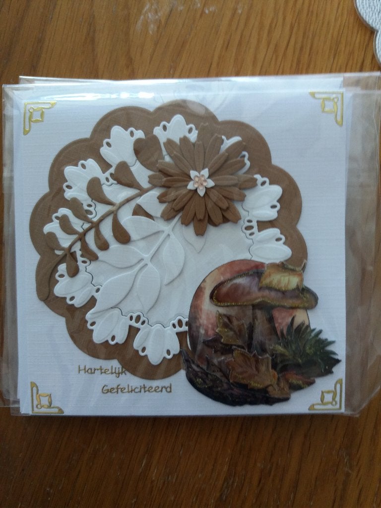 3D Hartelijk Gefeliciteerd kaartje no. 2648, Hobby en Vrije tijd, Ophalen of Verzenden, Nieuw, Natuur