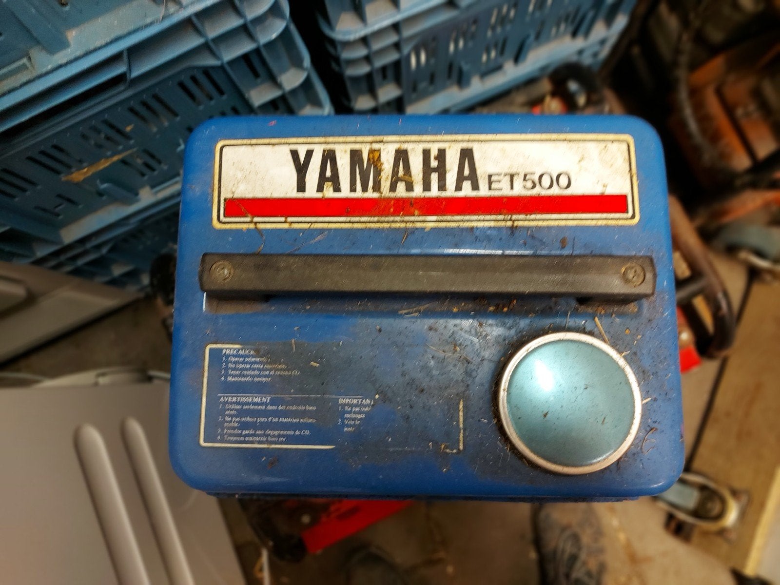agregaat yamaha, Ophalen