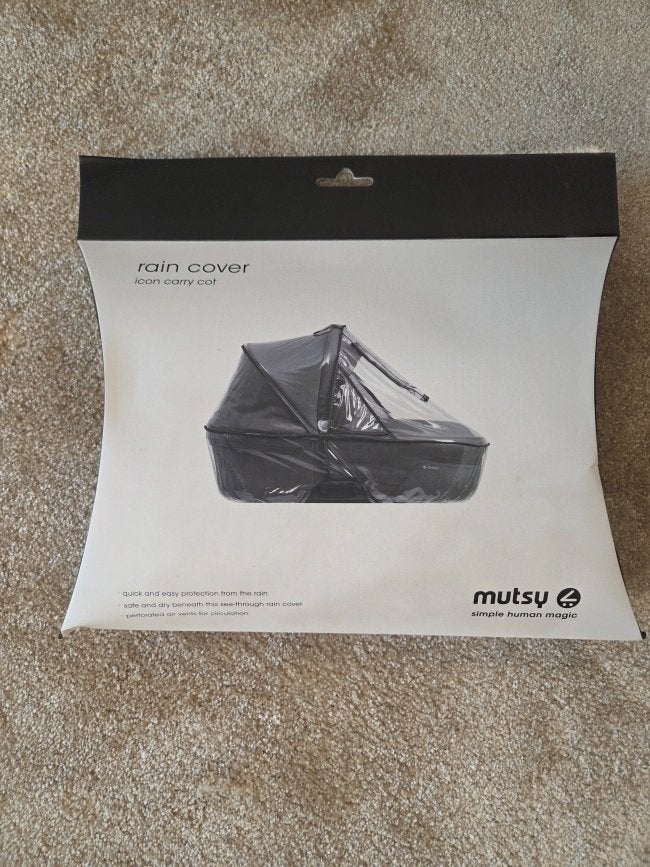 Mutsy Icon Rain Cover Carry Cot, Ophalen of Verzenden, Nieuw