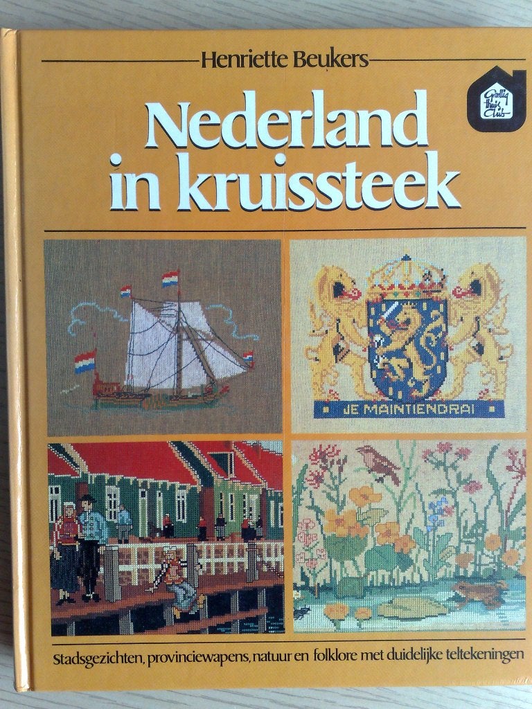 Boek = Nederland in kruissteek , Henriette Beukers, Verzenden, Zo goed als nieuw, Patroon