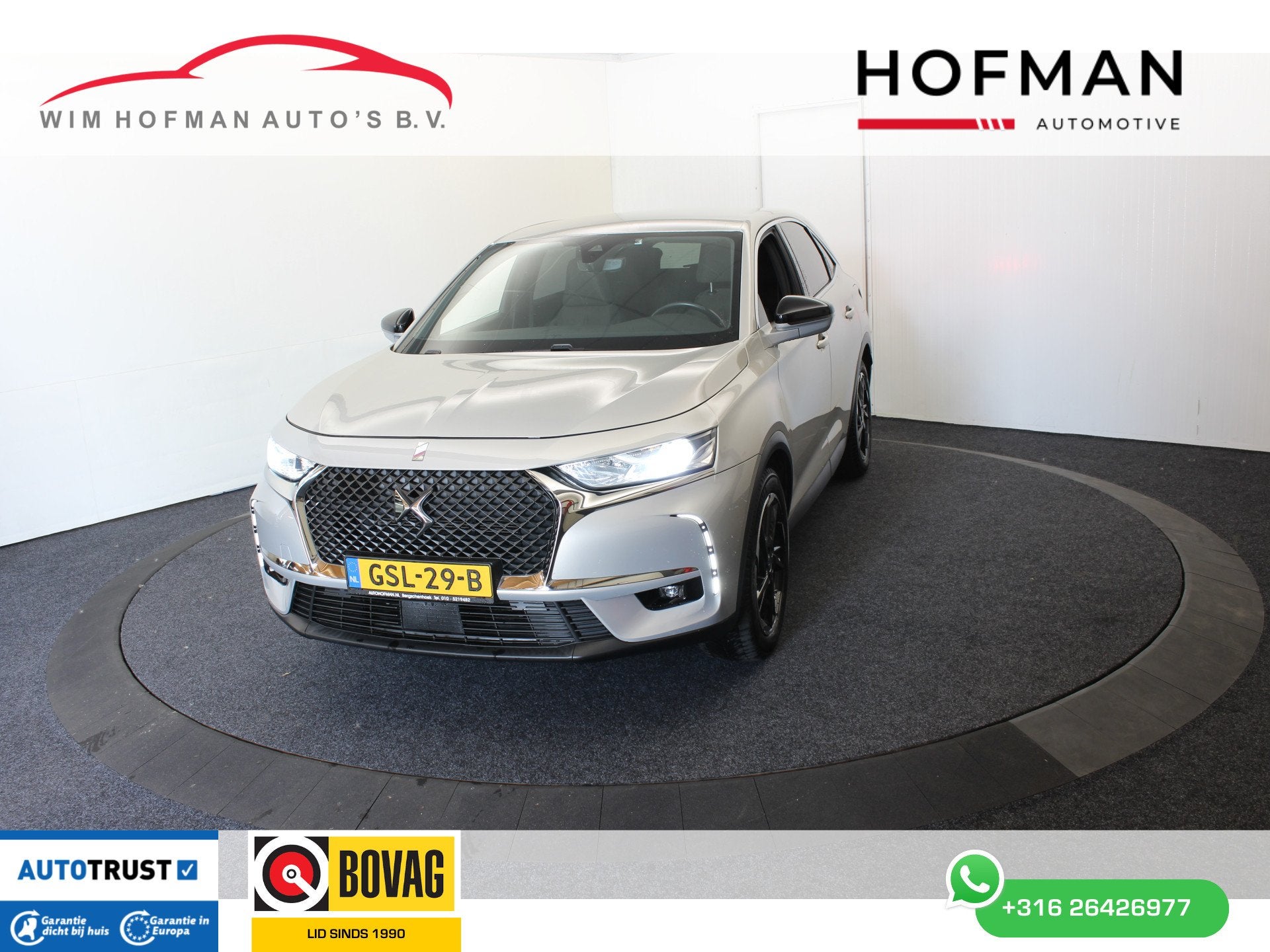 DS 7 Crossback E-Tense PHEV 4x4 Bastille+ (bj 2020), Auto's, Gebruikt, 4 cilinders, Met garantie (alle), Plug-in hybride