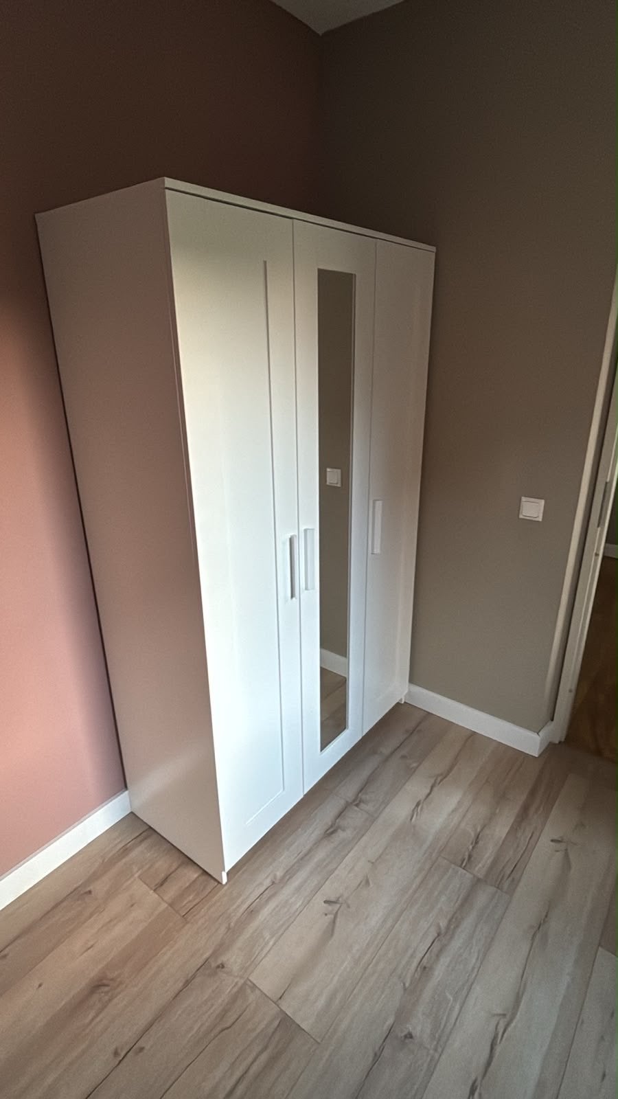 Witte IKEA Brimnes kast - Zo goed als nieuw, Ophalen, 100 tot 150 cm, 200 cm of meer, Zo goed als nieuw