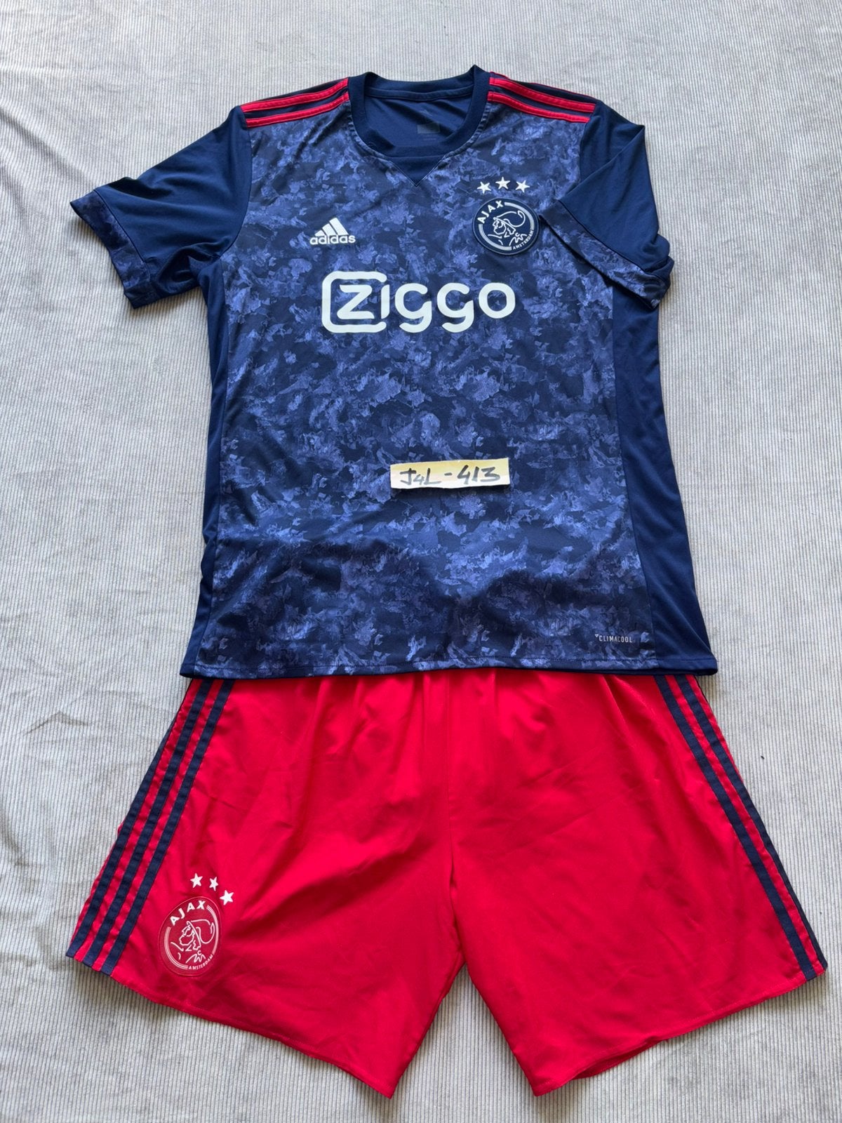 Ajax tenue Large 2017/2018, adidas fside afca 34 020, Maat XS of kleiner, Verzenden, Zo goed als nieuw, Shirt