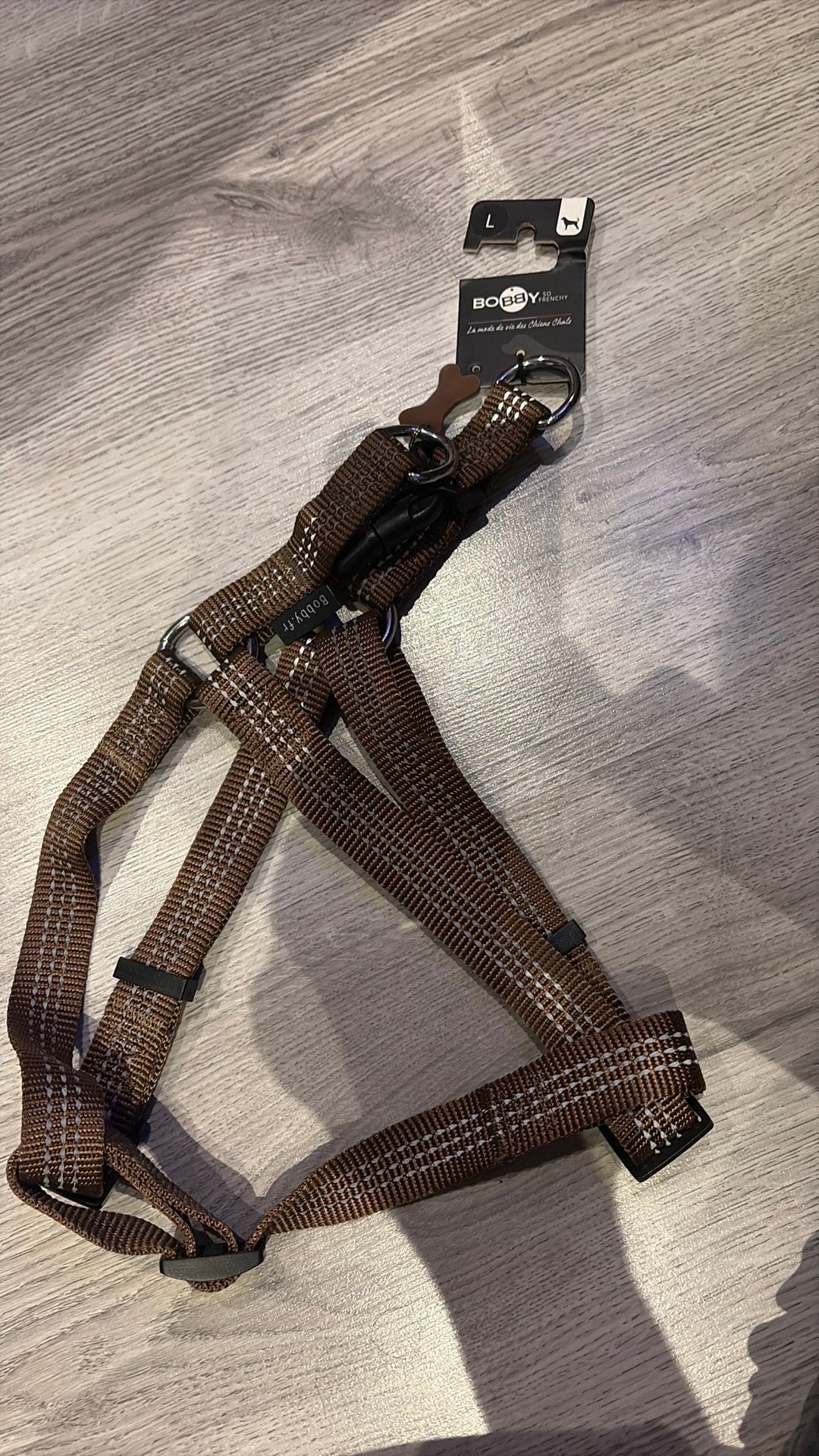 Honden tuig/harnas bobby bruin maat L, Dieren en Toebehoren, Ophalen of Verzenden, Nieuw