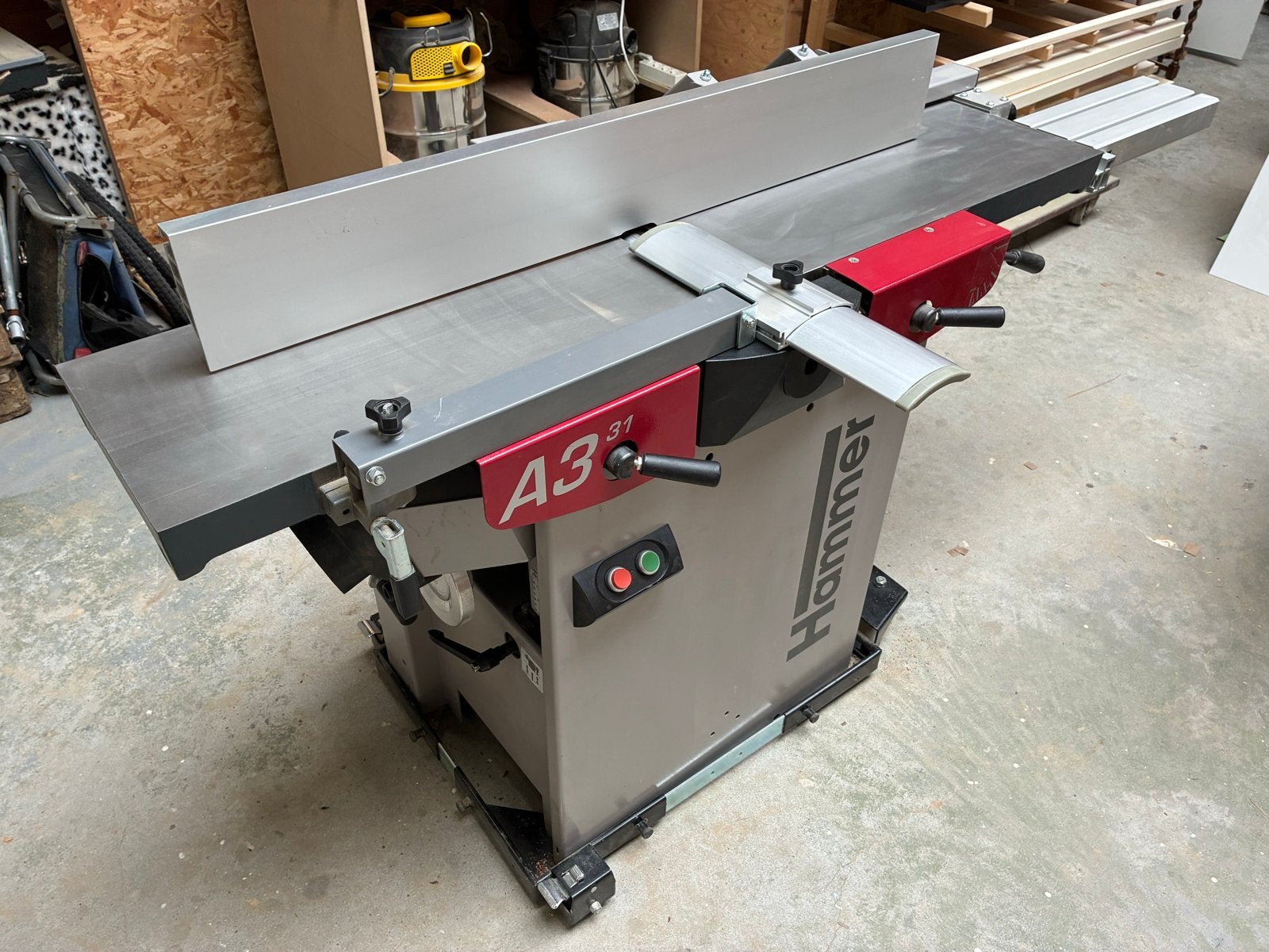 Hammer A3-31 Vlak-vandikte schaafmachine Silent Power, Ophalen