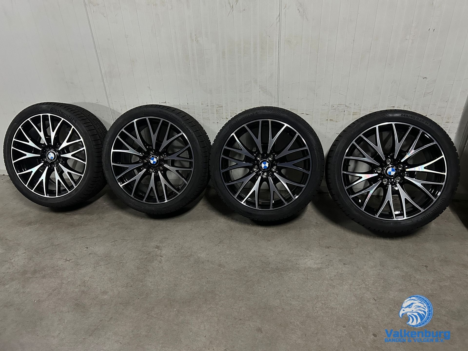 Nieuwe originele BMW X3 F25 E83 20 inch Style 404 zwarte vel, 245 mm, -, -, Banden en Velgen