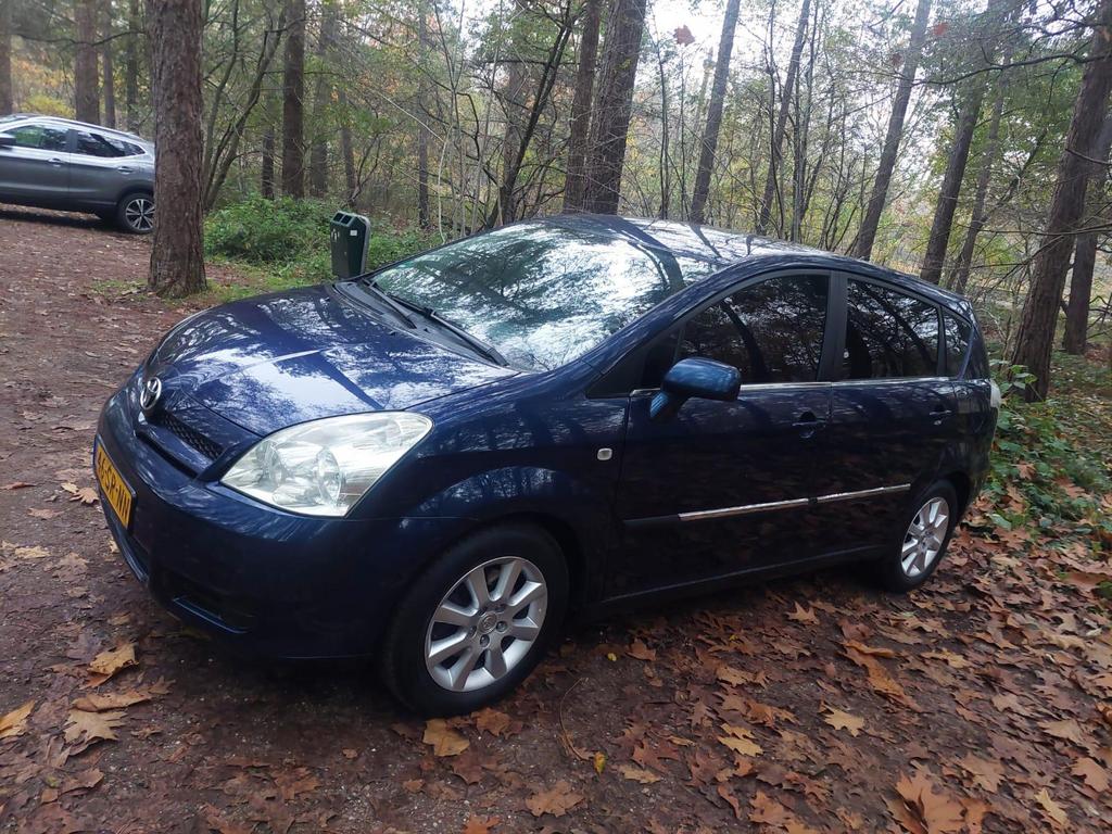 Toyota Corolla Verso 1.8 Vvt-i 7 Persoons, Auto's, Toyota, 1340 kg, 4 cilinders, 129 pk, Blauw
