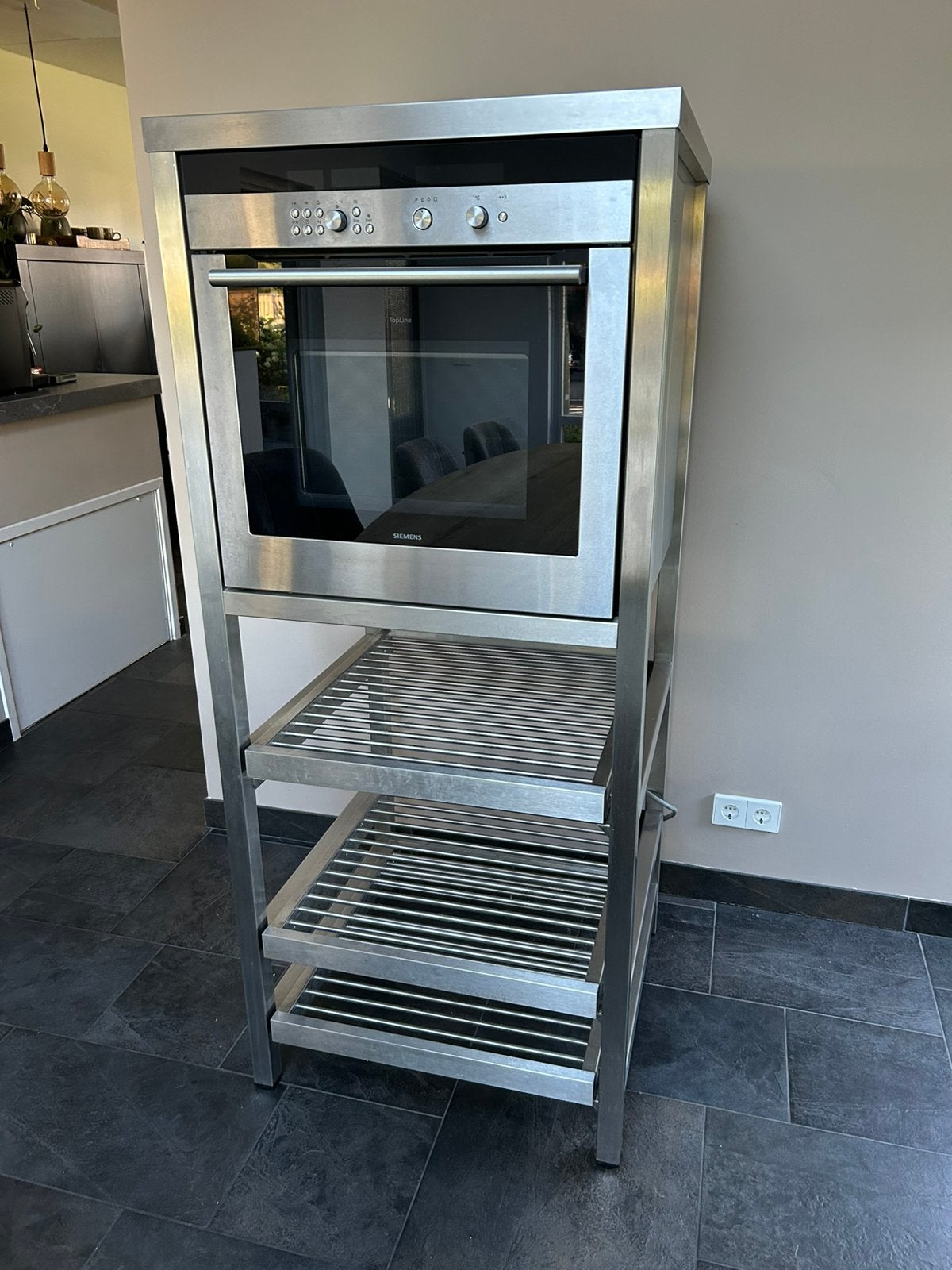 Te koop aangeboden Siemens Topline combi oven, Witgoed en Apparatuur, Ovens, Ophalen, Gebruikt, 60 cm of meer, Siemens