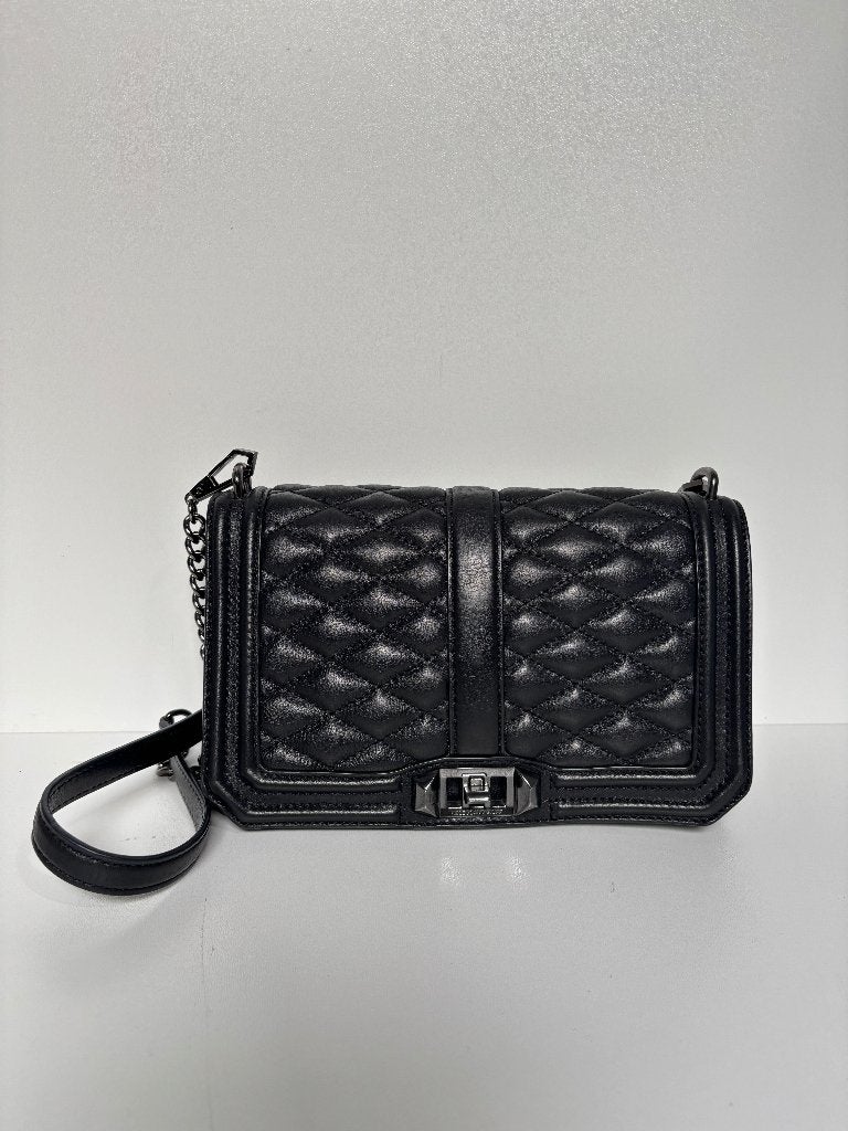 REBECCA MINKOFF Zwart leer schouder/shopper tas bag, Sieraden, Tassen en Uiterlijk, Tassen | Damestassen, Ophalen of Verzenden
