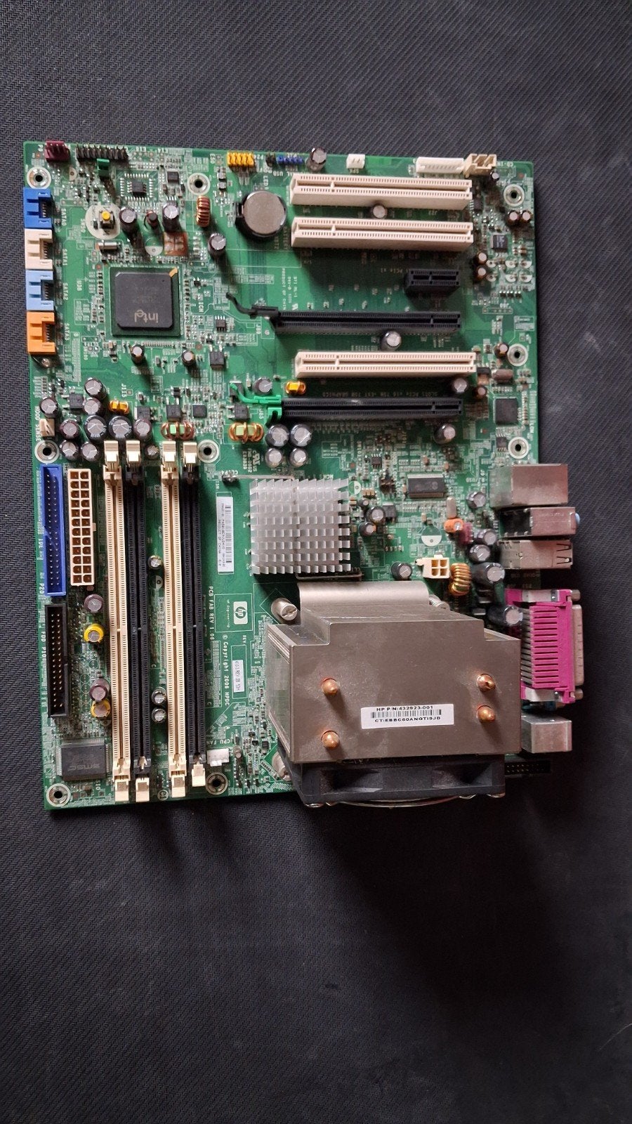 HP Moederbord met Intel Chipset en DDR2 Geheugen, Computers en Software, Gebruikt, Ophalen of Verzenden, Intel, LGA775