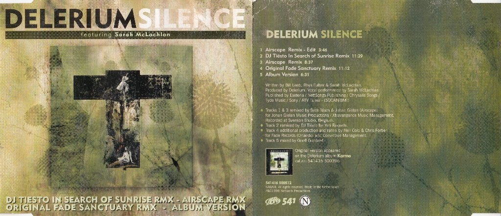 CD-MAXI-SINGLE - 2000 - Delerium Featuring Sarah McLachlan, Dance, Ophalen of Verzenden, Zo goed als nieuw, Remixalbum