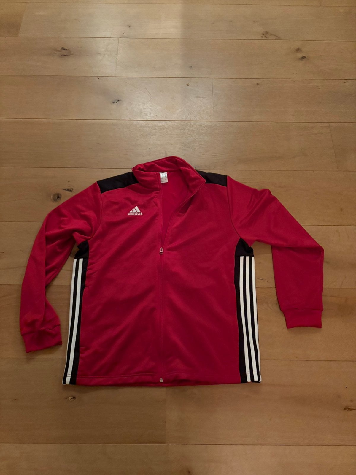 Trainingsjack Adidas, Kleding | Heren, Ophalen of Verzenden, Zo goed als nieuw, Rood, Algemeen