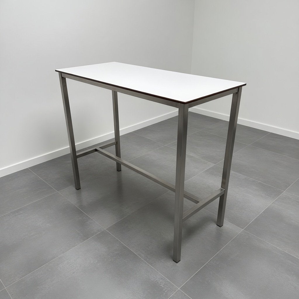 Kleine smalle  hoge RVS  werktafel - 90x101x45 cm, Niet ingevuld, Gebruikt, Niet ingevuld, Niet ingevuld