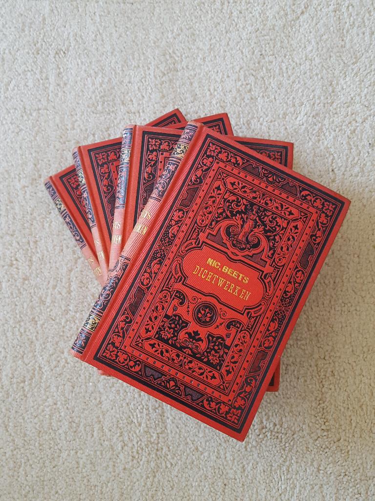 Antieke Set Nicolaas Beets – Dichtwerken (4 delen), Antiek en Kunst, Antiek | Boeken en Bijbels, Ophalen of Verzenden, Hildebrand (Nicolaas Beets)