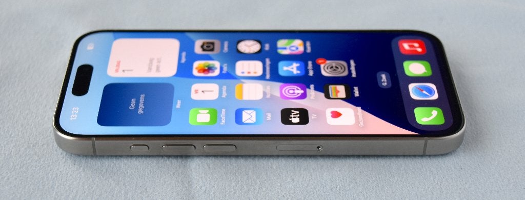 iPhone 15 Pro 256GB Titanium Naturel: met garantie, 128 GB, 88 %, Zo goed als nieuw, Zonder simlock