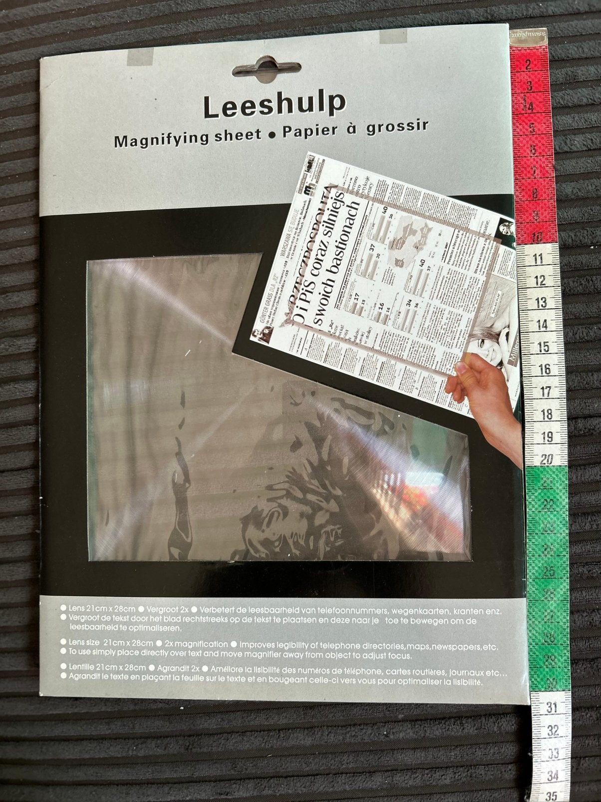Groot Vergroot Leeshulp, Ophalen of Verzenden, Zo goed als nieuw, Vergrootglas of Loep