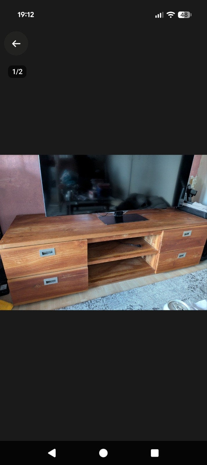 Houten tv meubel, Huis en Inrichting, Ophalen