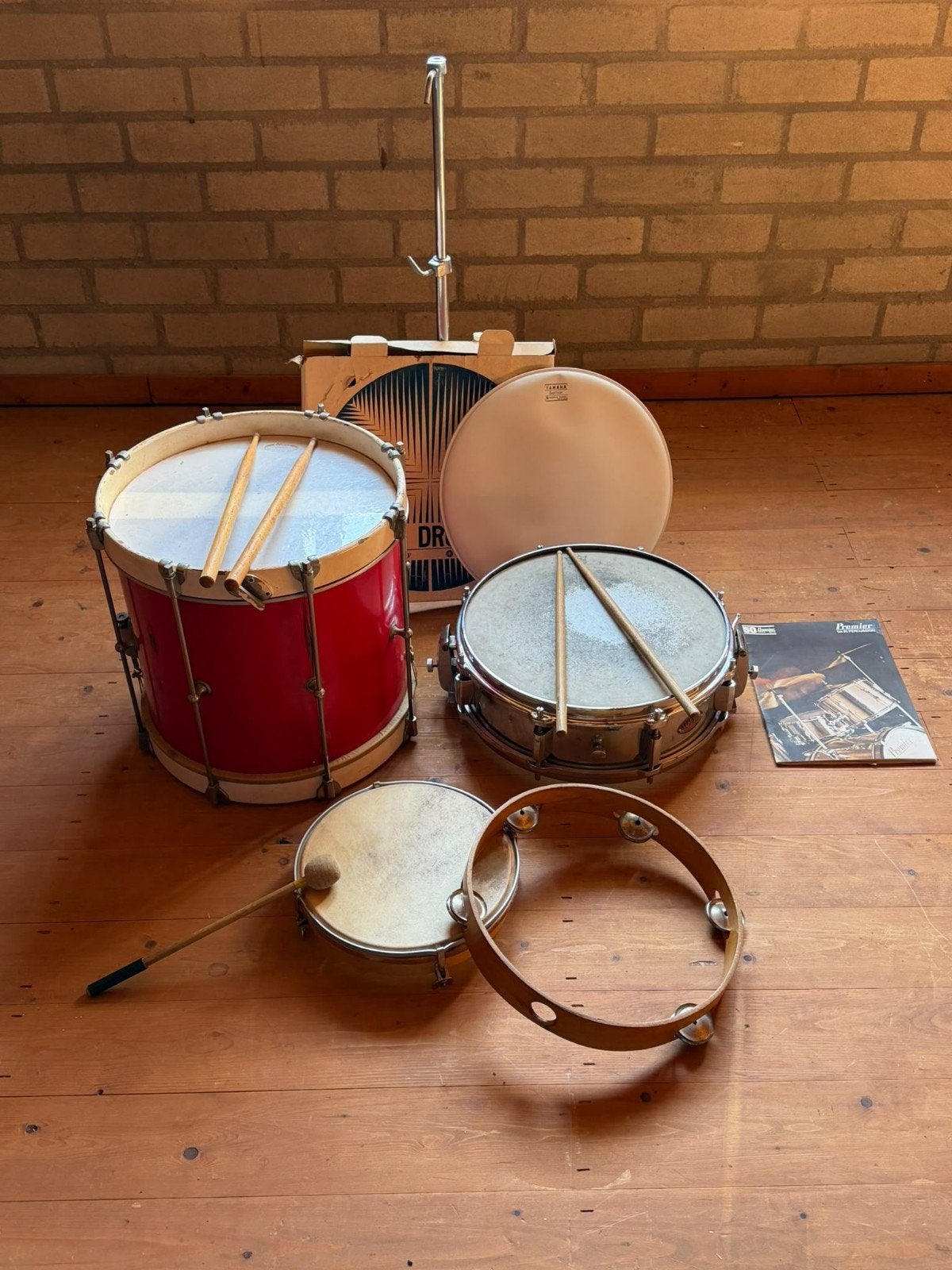 Drumstel voor beginners met 2 trommels, Ophalen, Gebruikt, Overige merken