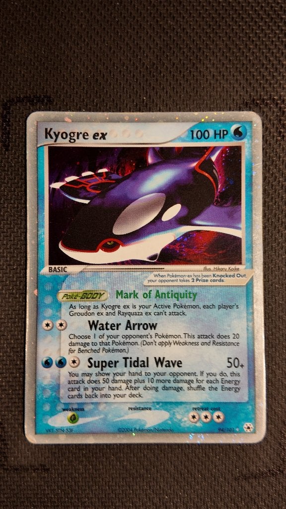Kyogre ex 94 Hidden Legends | Pokemon kaart, Ophalen, Zo goed als nieuw, Losse kaart, Foil