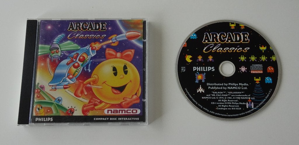 Arcade Classics compleet voor Philips CD-i, Spelcomputers en Games, 1 speler, Ophalen, Zo goed als nieuw, Vanaf 3 jaar