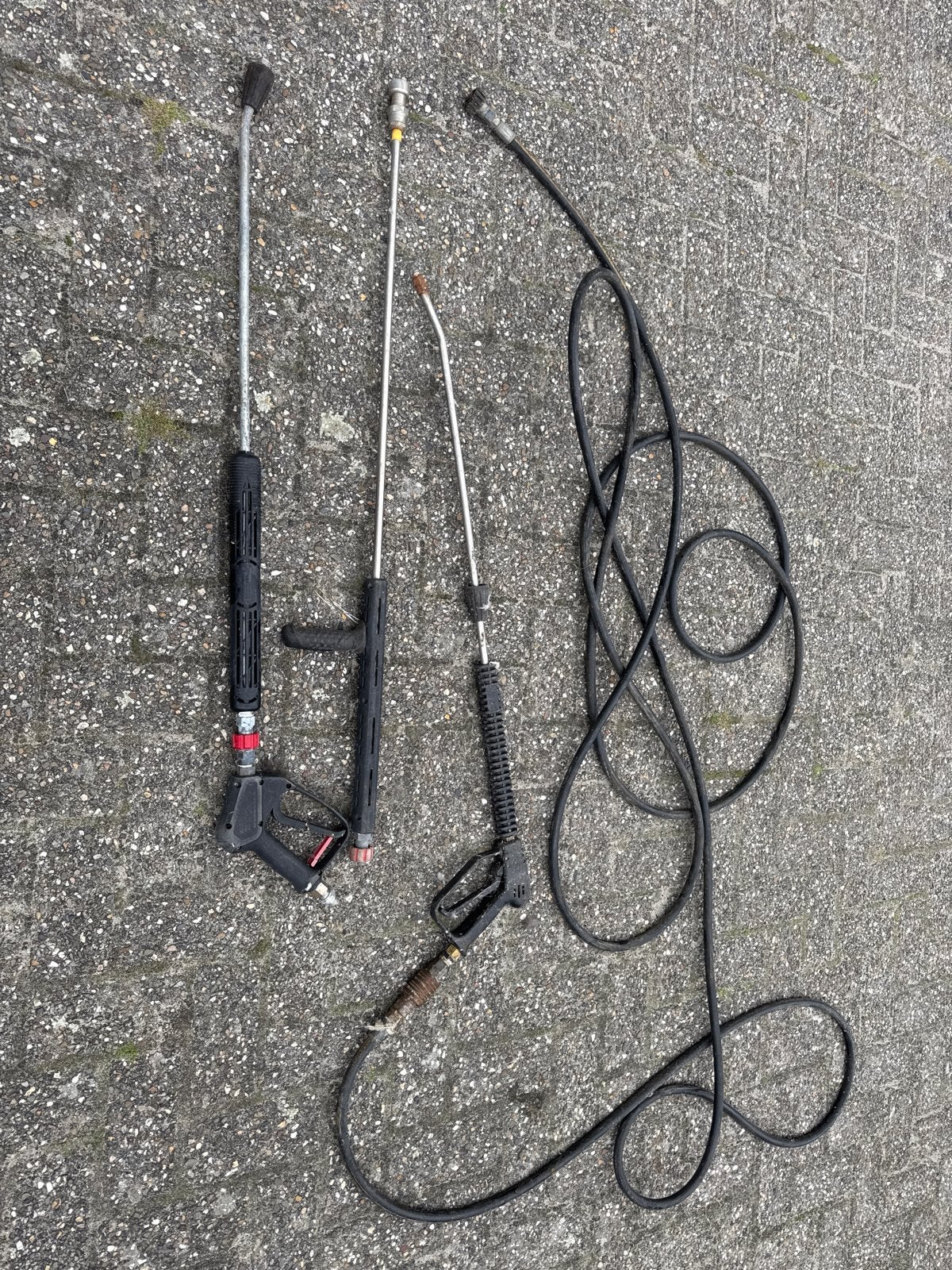 Hogedrukreiniger spuitpistolen en slangen, Ophalen of Verzenden, Gebruikt