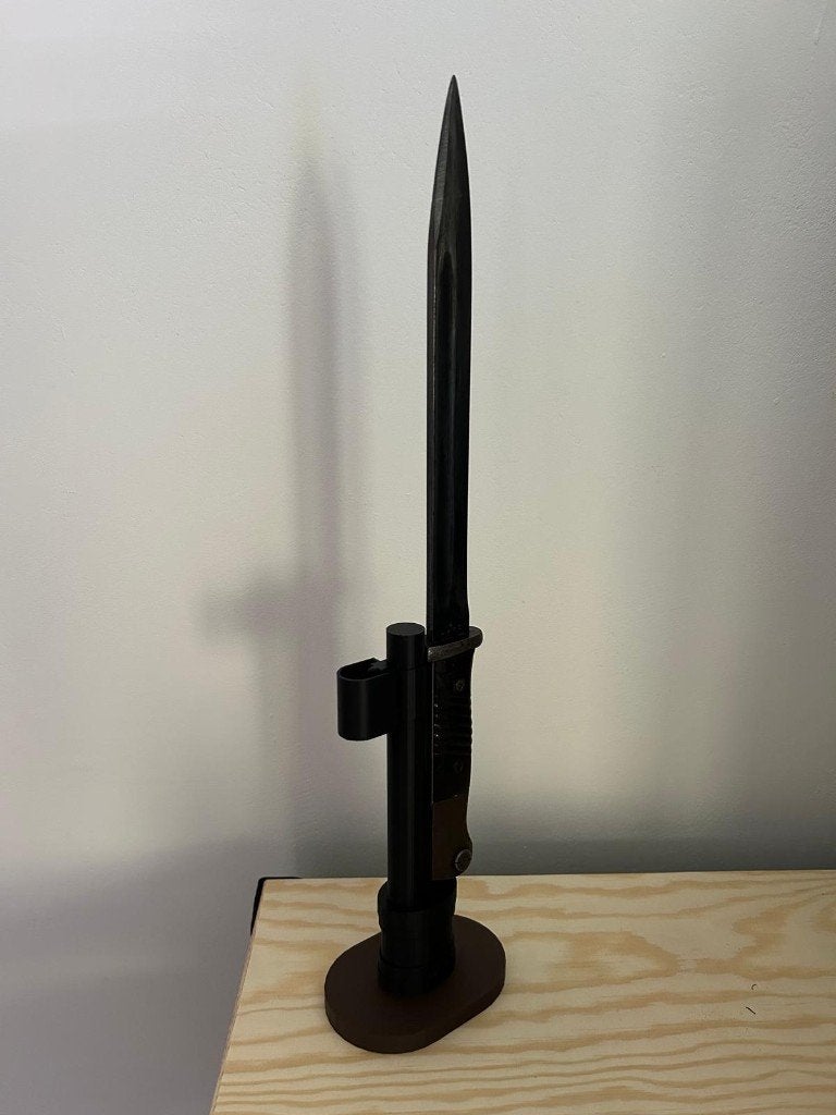 Bajonet houder, Verzamelen, Ophalen of Verzenden, Landmacht, Overige gebieden, Mes of Dolk