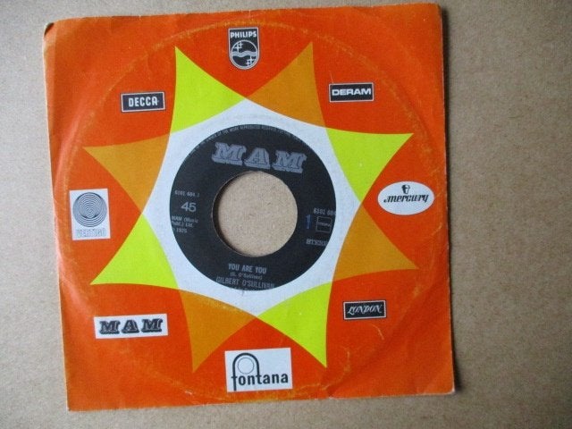 s3724 gilbert o sullivan - you are you, Cd's en Dvd's, Ophalen, Gebruikt, 7 inch, Overige genres