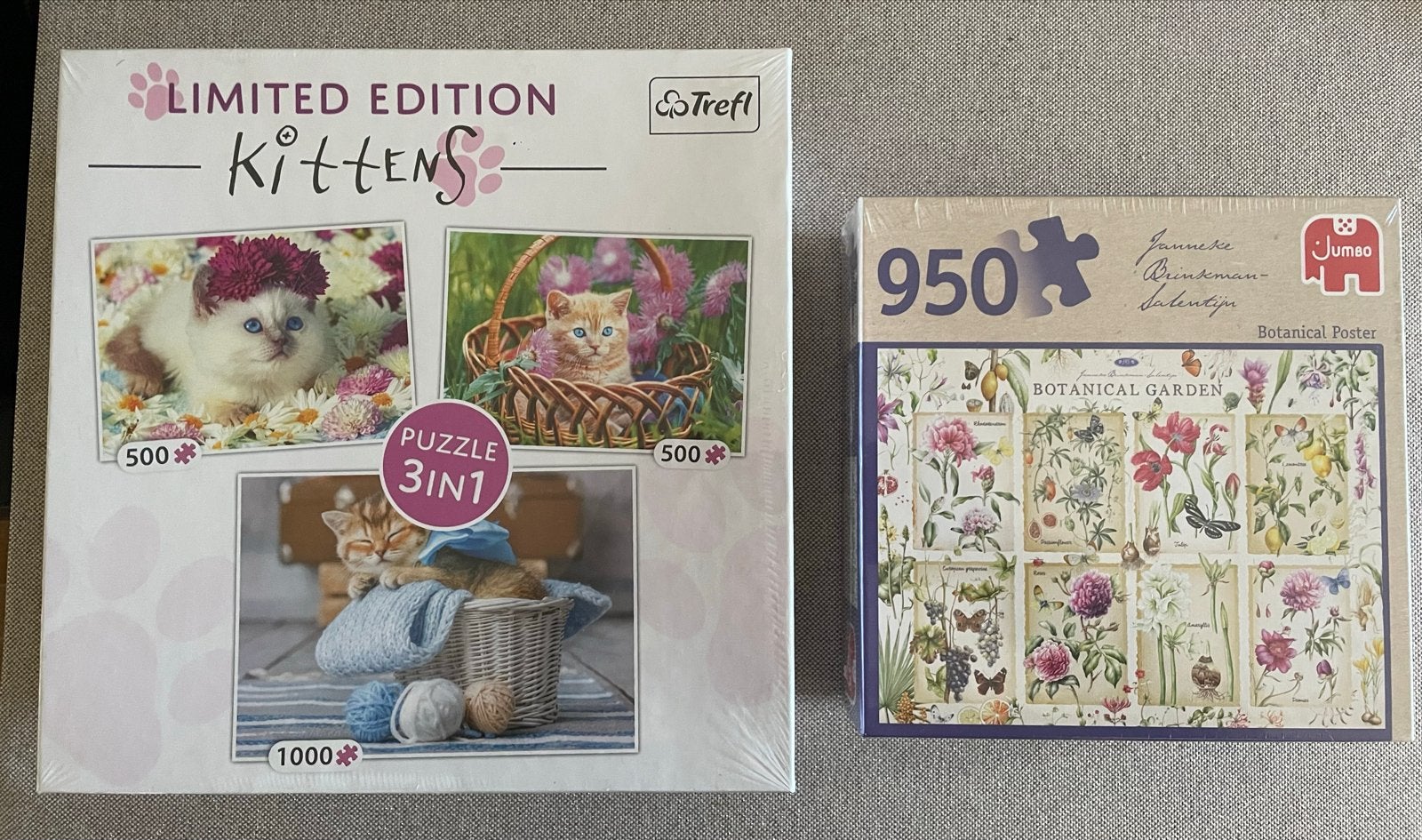 Nieuwe Puzzels in folie Ook leuk om kado te geven, Ophalen of Verzenden, 500 t/m 1500 stukjes, Nieuw, Legpuzzel