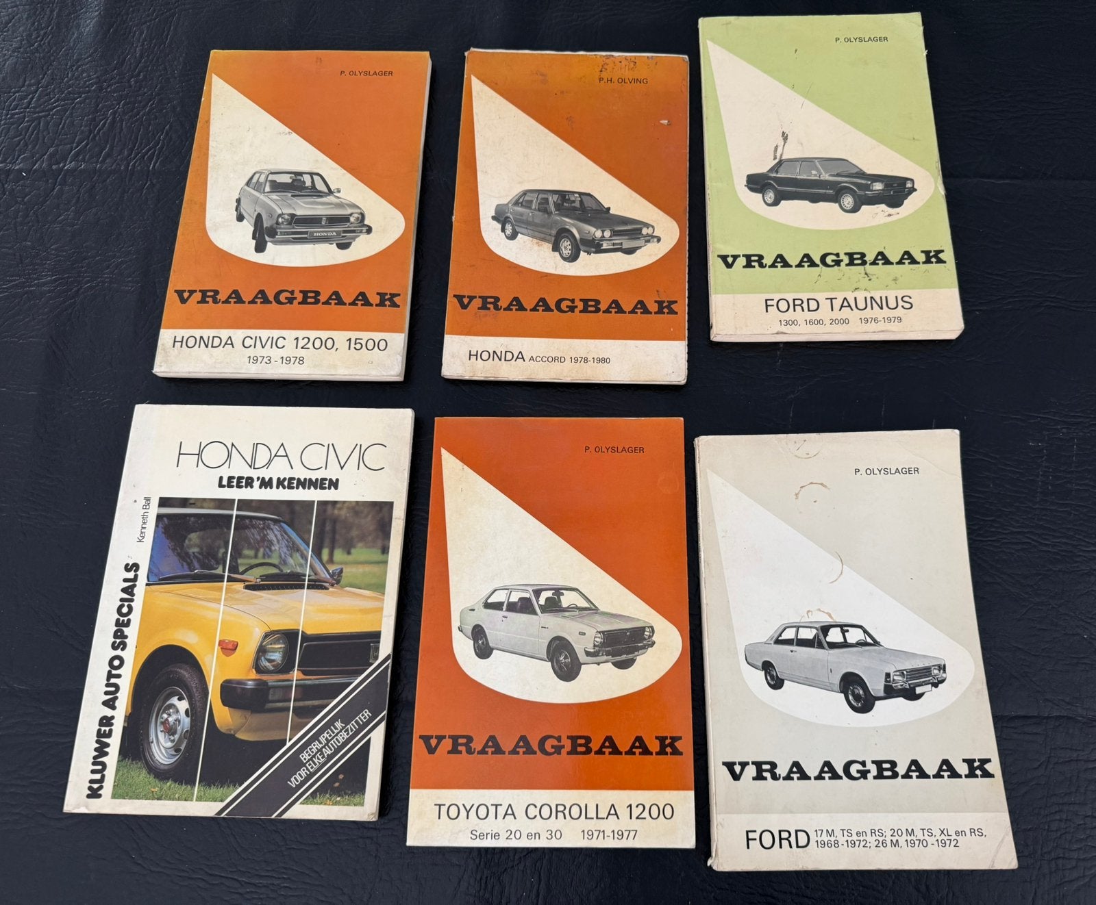 Set van 6 auto boeken € 20,- vraagbaak honda ford toyota, Ophalen of Verzenden